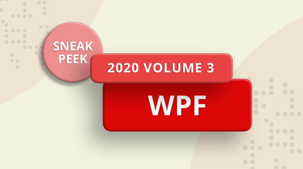 2020 volume 3 WPF