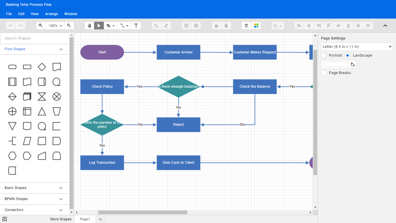 Diagram Builder - Single Page Application Example