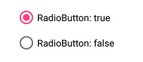 Syncfusion’s Xamarin.Forms Radio Button for single choice selection.