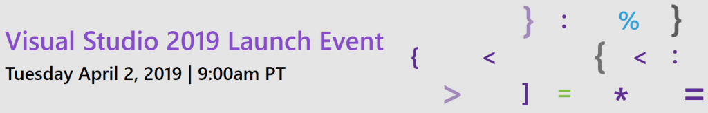 Visual Studio Launch Event Date and Time