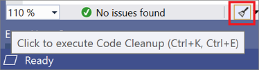 Code Cleanup Option