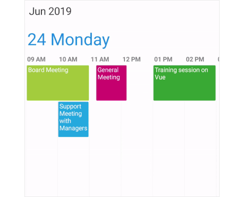 Schedule and manage events