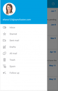 Xamarin.Forms Navigation Drawer with font icons