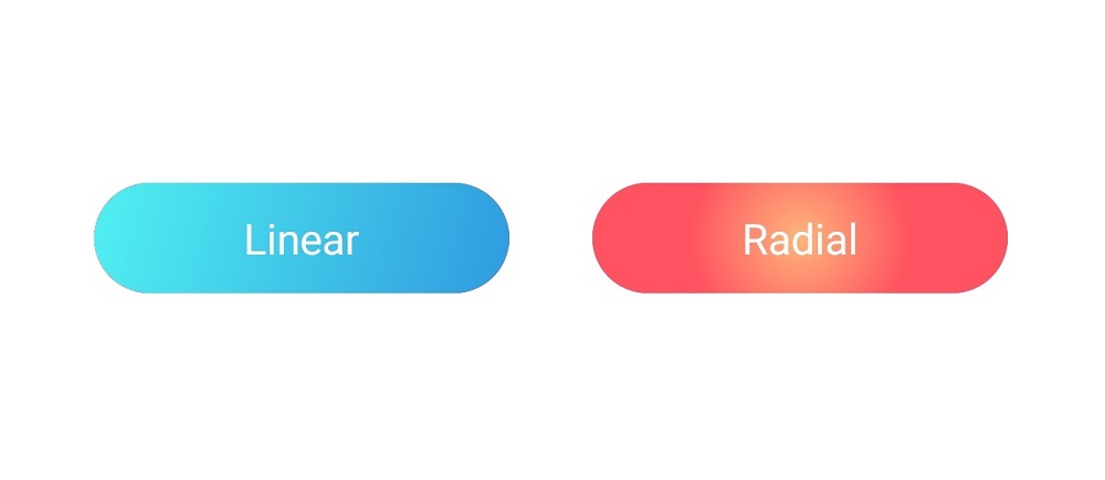 Gradient Syncfusion button 